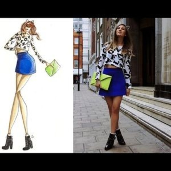 LAZY OAF Alphabet Crop Top - Dolls Kill - Picture 2 of 4